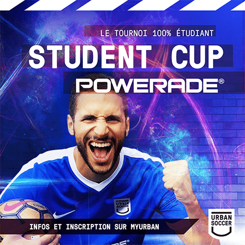 Student Cup Powerade Carré