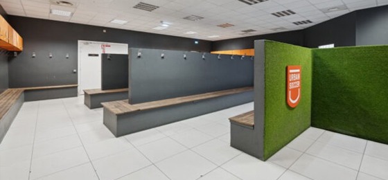 Vestiaires UrbanSoccer La Défense