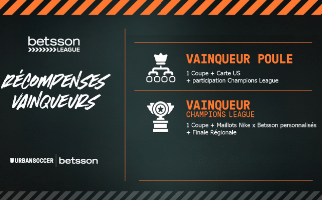 Betsson League : des récompenses pour tous les vainqueurs !